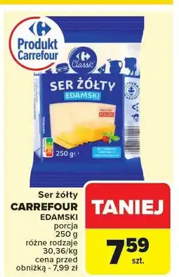 Carrefour Ser żółty CARREFOUR EDAMSKI POLSKI oferta