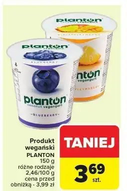 Carrefour Produkt wegański PLANTON różne rodzaje oferta