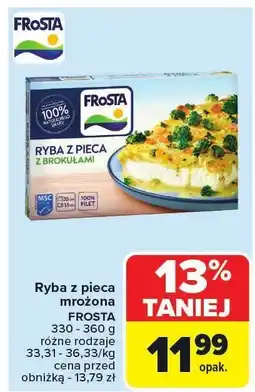 Carrefour Ryba z pieca mrożona Frosta oferta