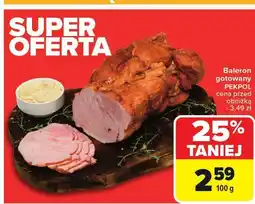 Carrefour Baleron gotowany PEKPOL oferta