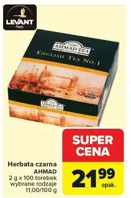 Carrefour Herbata czarna AHMAD oferta