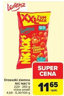 Carrefour Orzeszki ziemne NIC NAC'S oferta
