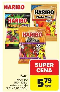 Carrefour Żelki HARIBO różne rodzaje oferta