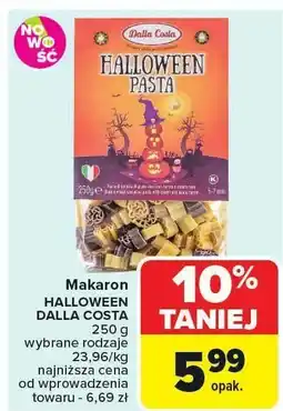 Carrefour Makaron HALLOWEEN DALLA COSTA 250g oferta