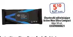 AT Chusteczki odświeżające Active Men Ultra Compact oferta