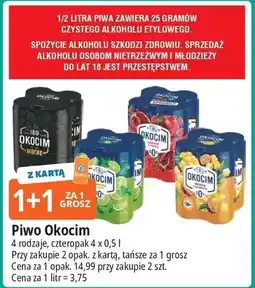 E.Leclerc Piwo Okocim Radler Mango Z Marakują 0% oferta