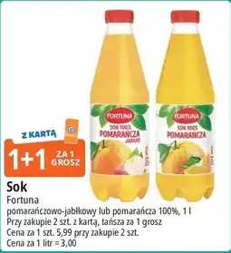 E.Leclerc Sok pomarańczowy z jabłkiem Fortuna oferta