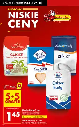 Biedronka Cukier biały oferta