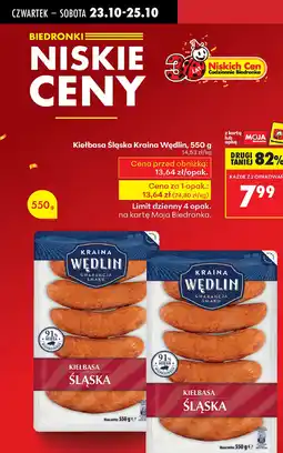 Biedronka Kiełbasa Sląska Kraina Wędlin oferta