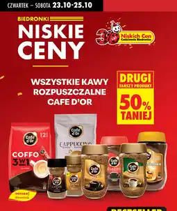 Biedronka Kawy rozpuszczalne Cafe D'Or oferta