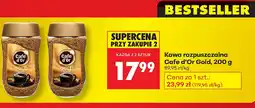 Biedronka Kawa rozpuszczalna Cafe d'Or Gold oferta