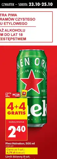 Biedronka Piwo Heineken oferta