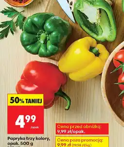 Biedronka Papryka trzy kolory oferta