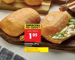 Biedronka Ciabatta oferta