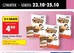 Biedronka Kinder Cards oferta