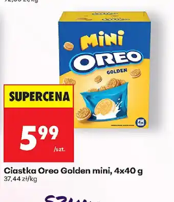 Biedronka Ciastka Oreo Golden mini oferta