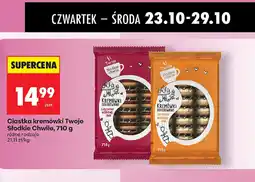 Biedronka Ciastka kremówki Twoje Słodkie Chwile oferta