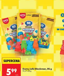 Biedronka Gumy żelki Blockman oferta