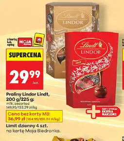 Biedronka Praliny Lindor Lindt oferta