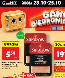 Biedronka Pasztet w plastrach Sokołów oferta