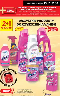 Biedronka Produkty do czyszczenia Vanish oferta