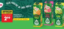 Biedronka Napój Hortex Tropical Duo oferta