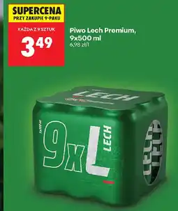 Biedronka Piwo Lech Premium oferta