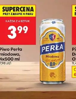 Biedronka Piwo Perła oferta