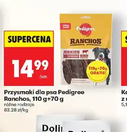 Biedronka Przysmaki dla psa Pedigree Ranchos oferta