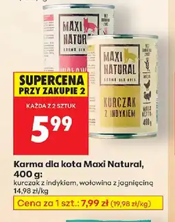Biedronka Karma dla kota Maxi Natural oferta