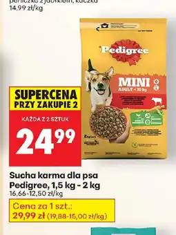 Biedronka Sucha karma dla psa Pedigree oferta