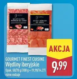 ALDI Wędliny iberyjskie Gourmet Finest Cuisine różne rodzaje oferta