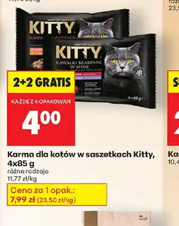 Biedronka Karma dla kotów w saszetkach Kitty oferta