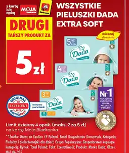 Biedronka Pieluszki Dada Extra Soft oferta