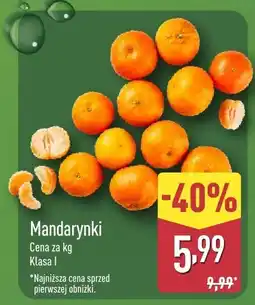 ALDI Mandarynki Aldi oferta