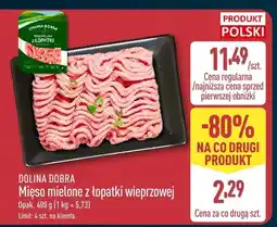 ALDI Mięso mielone z łopatki wieprzowej Dolina Dobra oferta