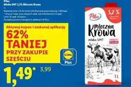 Lidl Pilos Mleko UHT 3,2% Mleczna Krowa oferta