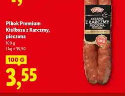 Lidl Pikok Premium Kiełbasa z Karczmy, pieczona oferta