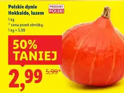 Lidl Polskie dynie Hokkaido, luzem oferta