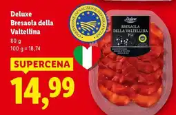 Lidl Deluxe Bresaola della Valtellina oferta