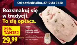 Lidl REGIONALNE SZLAKI Polska gęś tuszka oferta