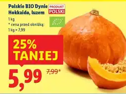 Lidl Polskie BIO dynie Hokkaido, luzem oferta
