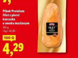 Lidl Pikok Premium Filet z piersi kurczaka o smaku maślanym oferta