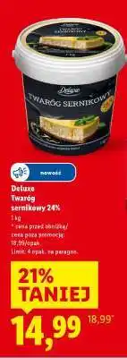 Lidl Deluxe Twaróg sernikowy 24% oferta