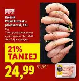 Lidl RZEŹNIK Polski kurczak – polędwiczki, XXL oferta