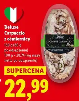 Lidl DELUXE Carpaccio z ośmiornicy oferta
