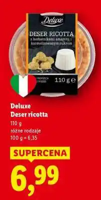 Lidl DELUXE Deser ricotta oferta