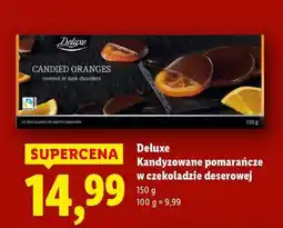 Lidl Deluxe Kandyzowane pomarańcze w czekoladzie deserowej oferta