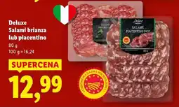 Lidl Deluxe Salami brianza lub piacentino oferta