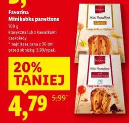 Lidl FAVORINA Minibabka panettone oferta